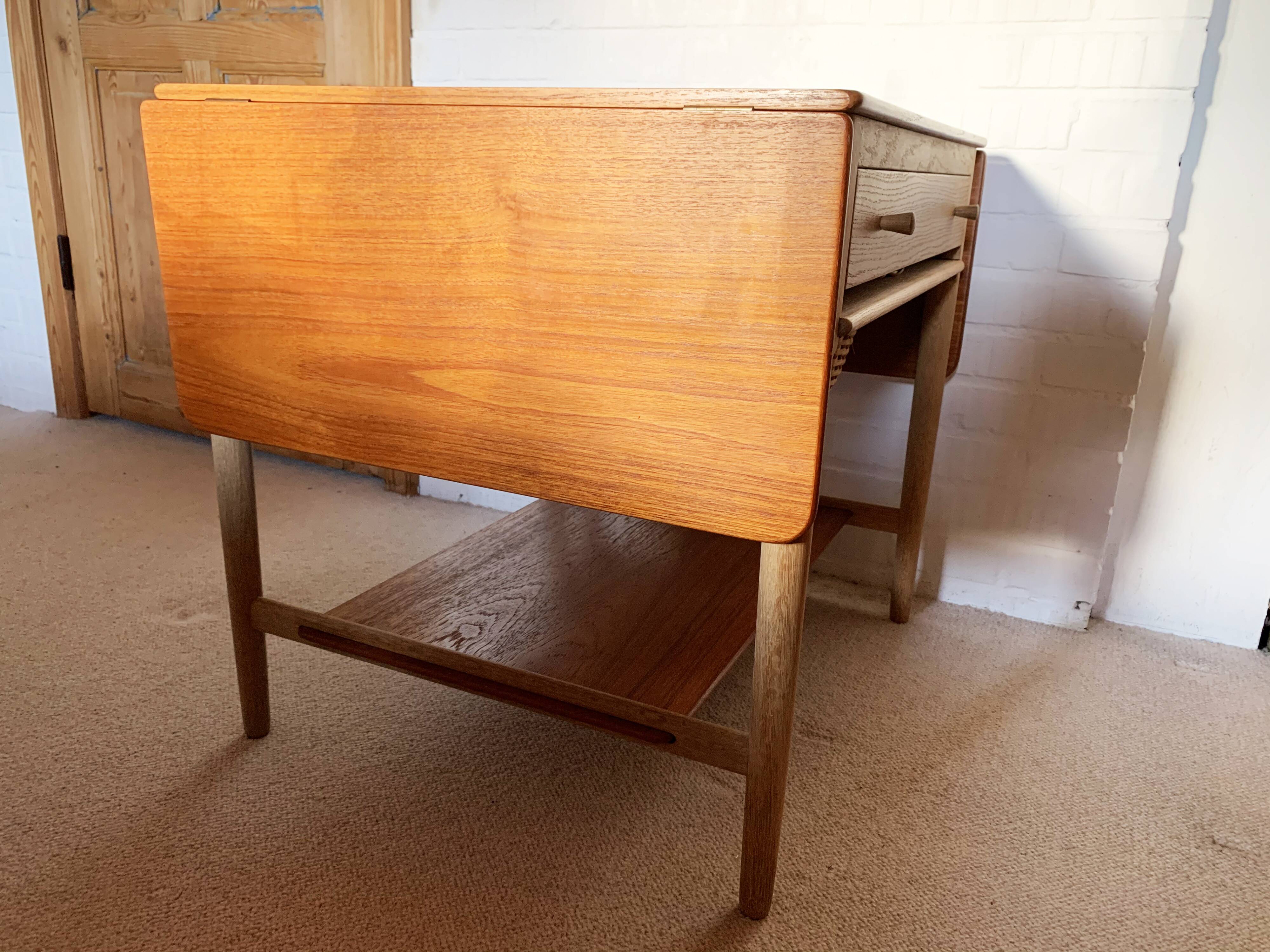 Danish design sewing table Hans Wegner edition Andréas Tuck 1950