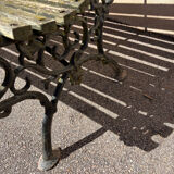 Vintage garden bench for 2 people