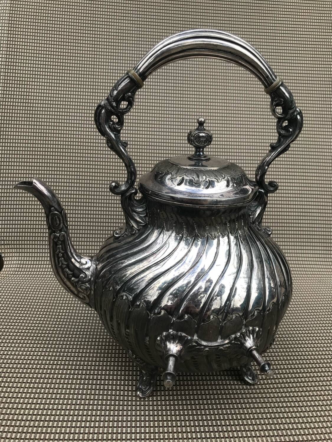Vintage hallmarked silver teapot coffee pot