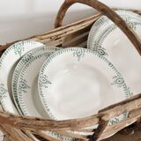 Green iron earth plate set