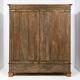 Art Nouveau wardrobe in walnut and pine - 1900-1915