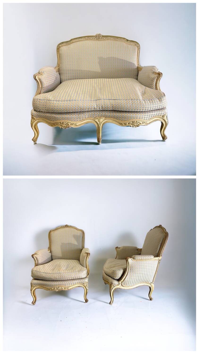 Louis XV lacquered salon from the 1900s.