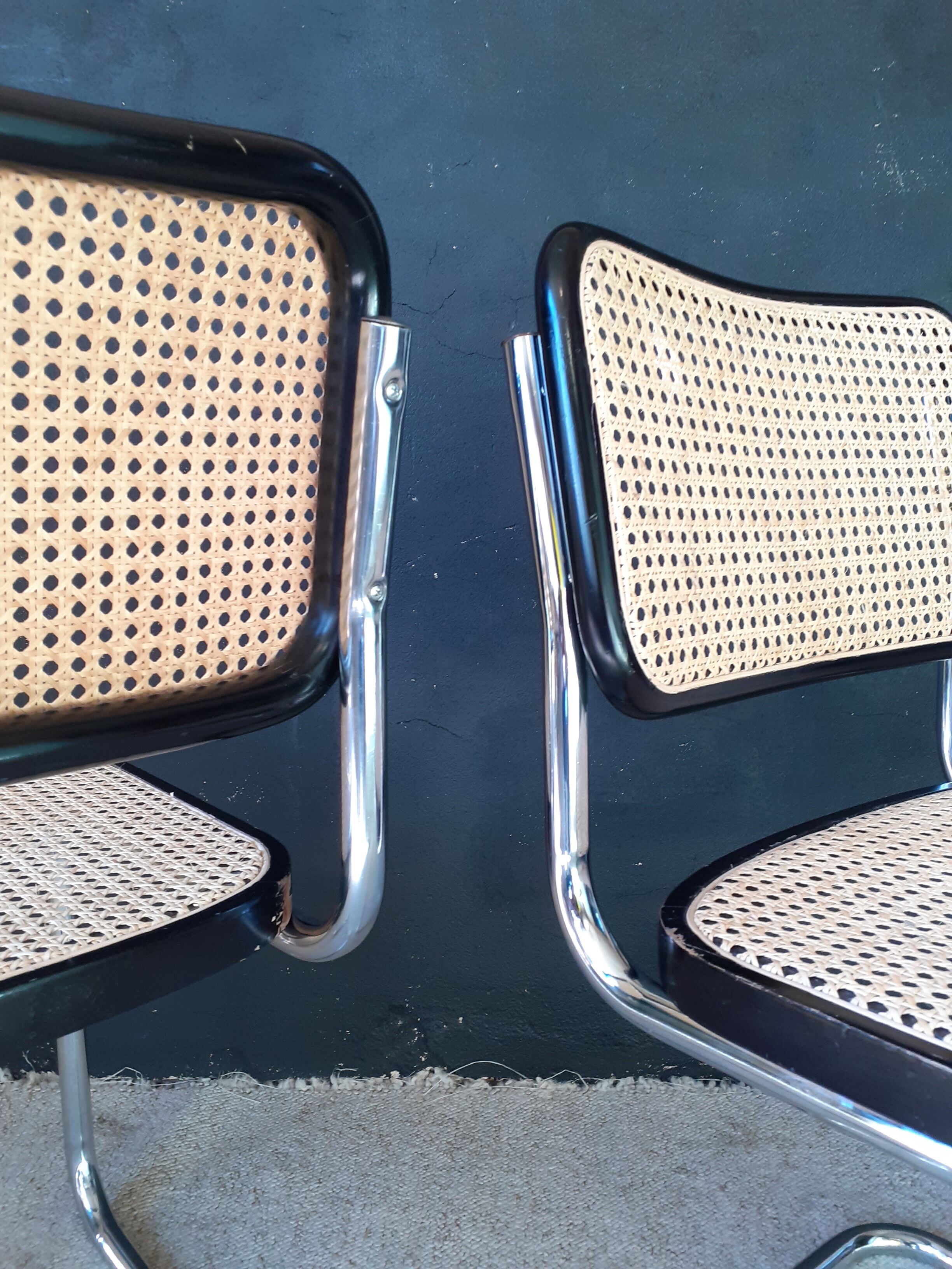 Pair of chairs B32 Breuer