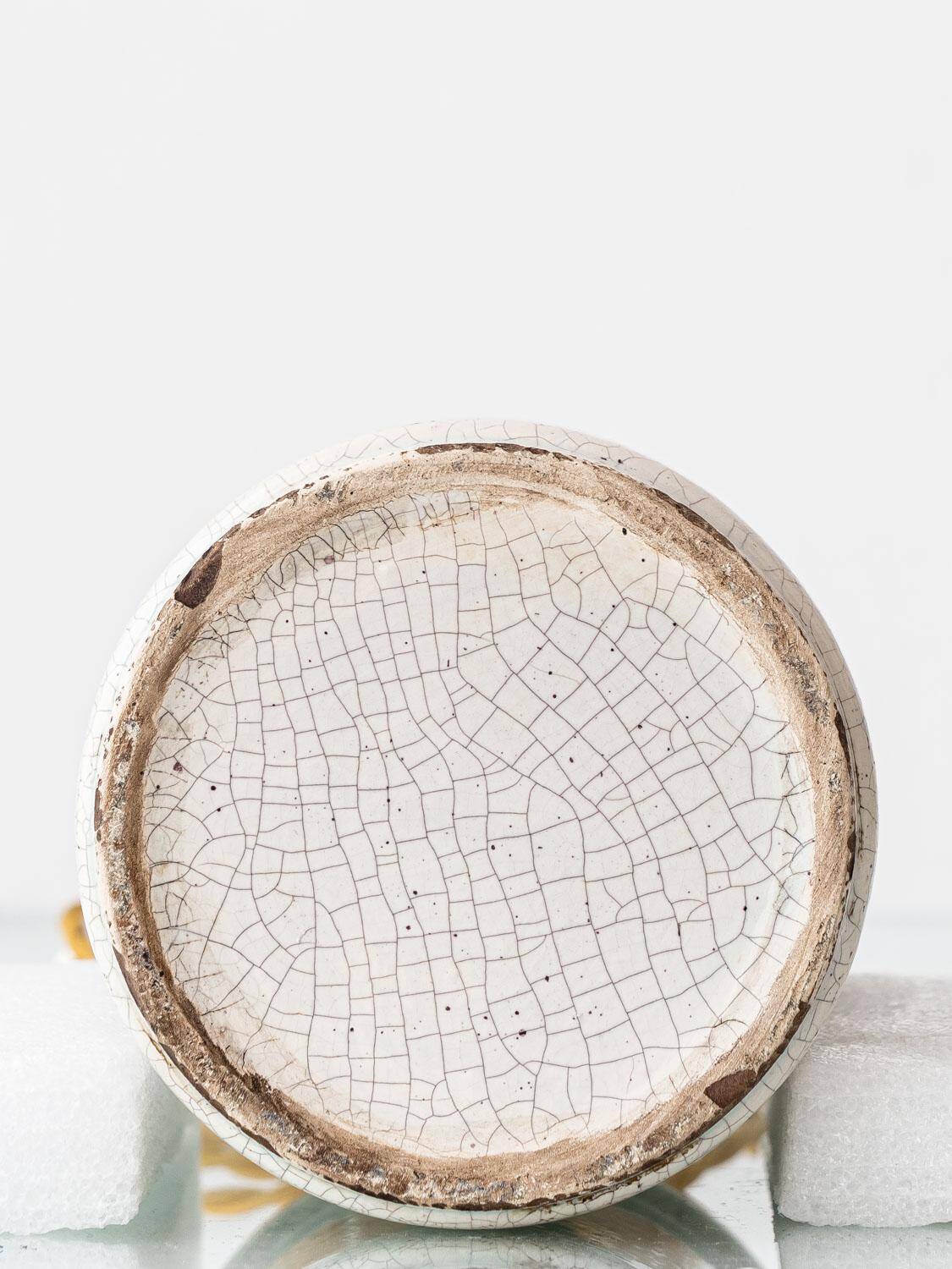 Italian Majolica Albarello table lamp, pharmacy, 19th century.