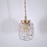Vintage cut glass portable lamp