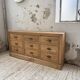 Pine craft cabinet with drawers