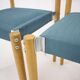 Ensemble de quatre chaises de salle à manger design par Miroslav Navrátil, années 1970.