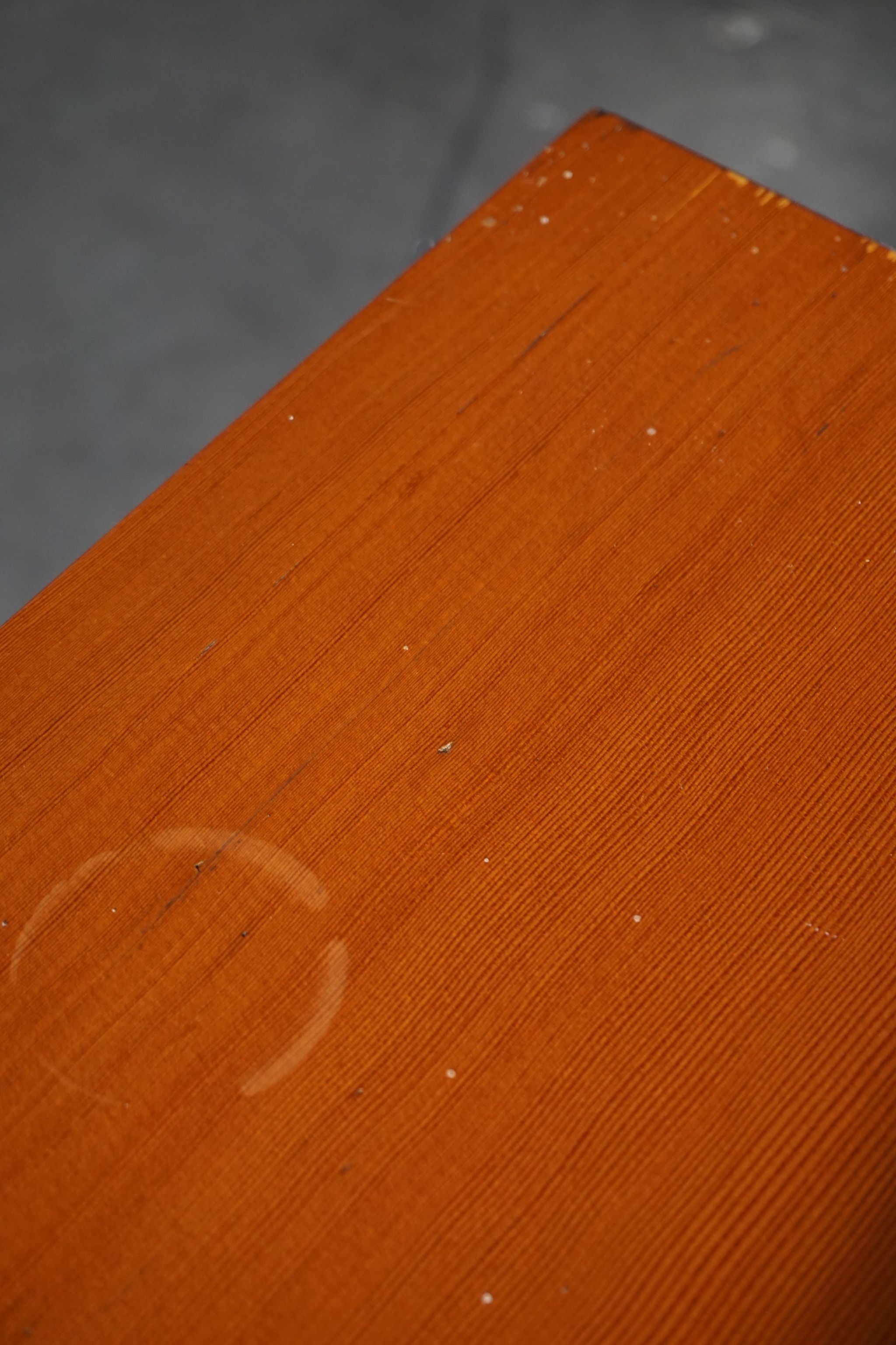 Oregon Pine Chest of Drawers with Brass Handles, 1970s
