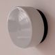 Vintage wall light in black Bakelite and opaline, France 1970.