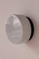 Vintage wall light in black Bakelite and opaline, France 1970.