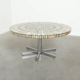 Mosiac marble coffee table by Heinz Lilienthal, 1960s