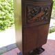 Vintage Art Deco carved bar cabinet
