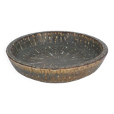 Mid-Century Modern Brown Stoneware Rubus Bowl by Gunnar Nylund for Rörstrand