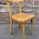4 chaises bistrot viennoises Baumann en bois courbé