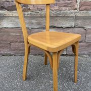 4 Viennese Baumann chairs Curved wood Restaurant Paris bistro