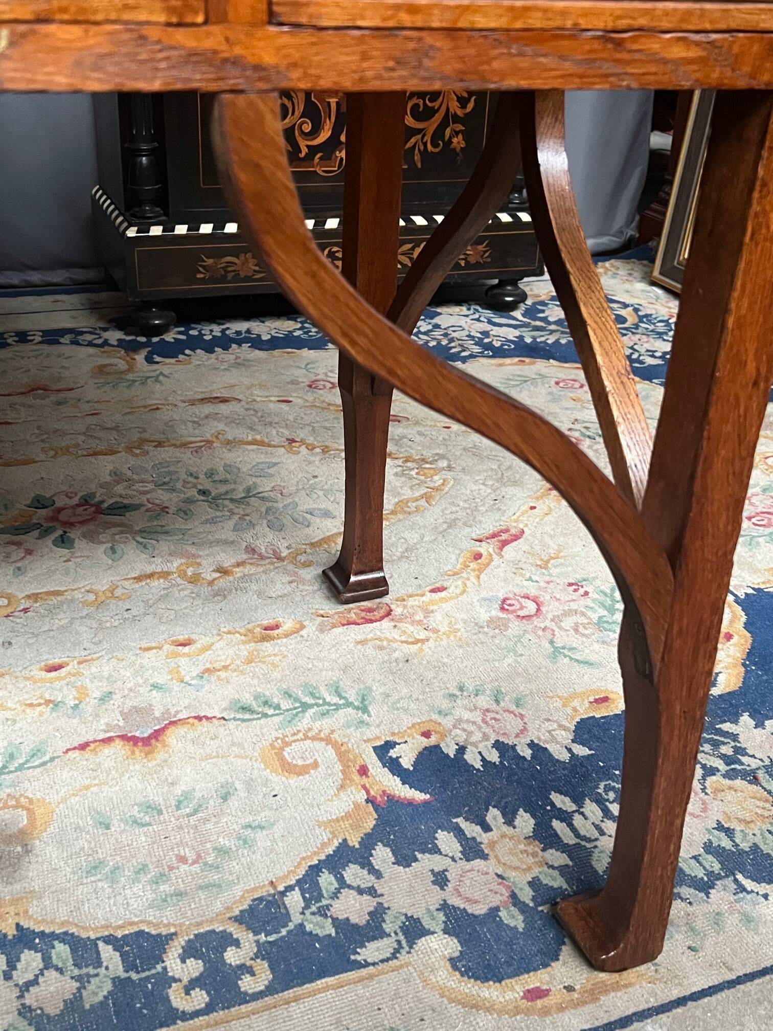 Antique French desk in Art Nouveau style.