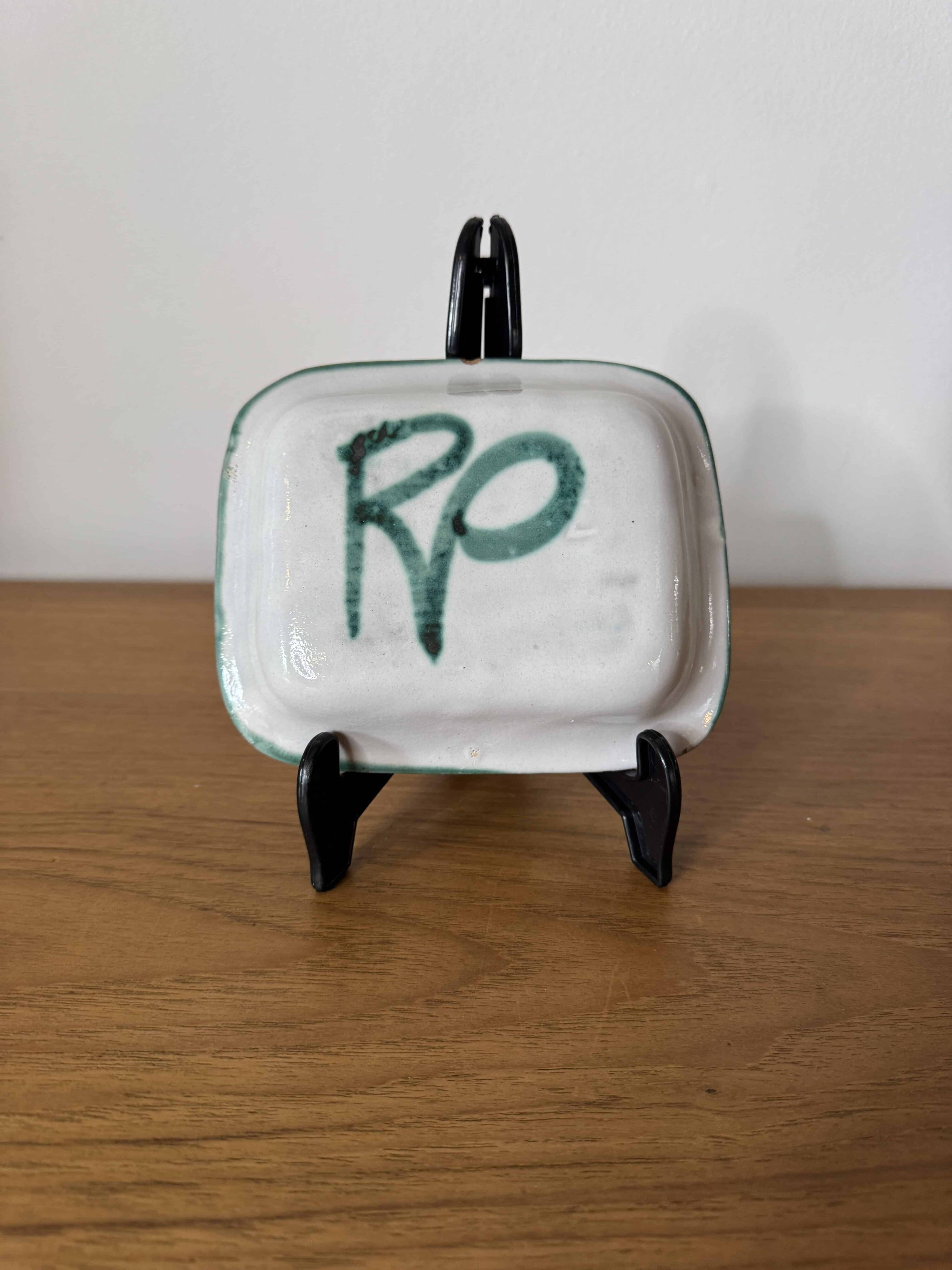 Ceramic pocket emptier by Robert Picault – Stripes pattern