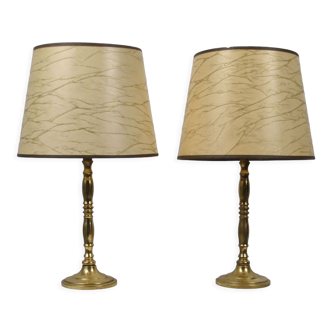 Pair of bedside lamp 1970