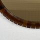 Mid-Century Danish Teak and Rosewood oval Mirror, 1960s