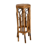 Rattan side table