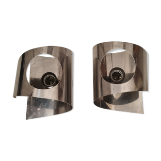 Pair of vintage wall lamps