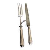 Carving cutlery set for leg of lamb, félix frères silverware