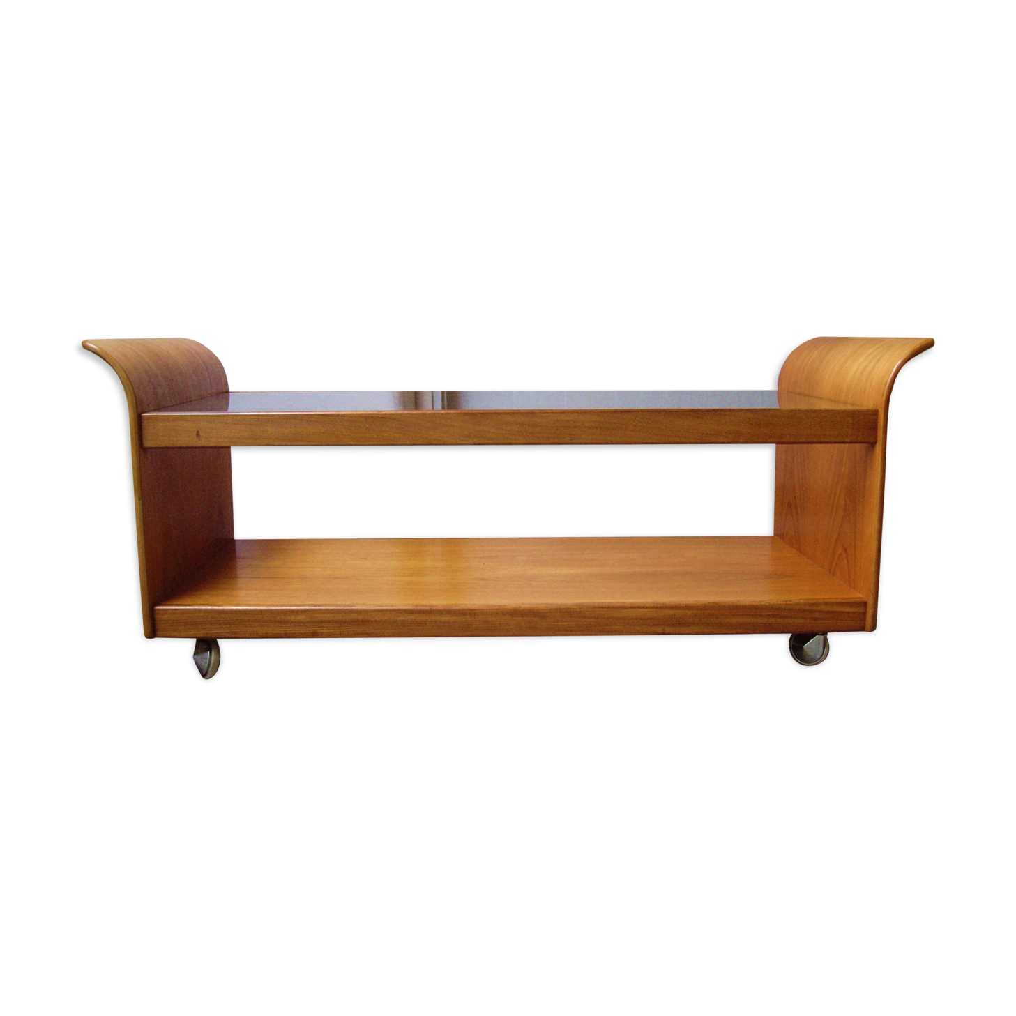 The 1970s teak coffee table