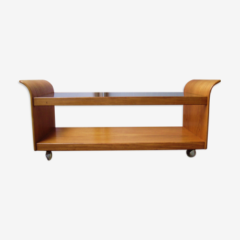 The 1970s teak coffee table