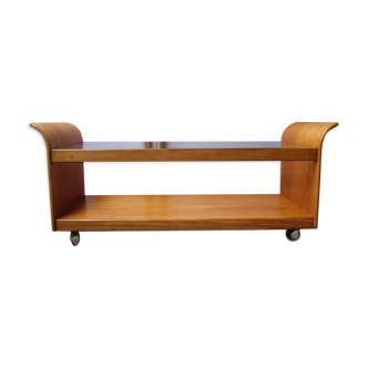 The 1970s teak coffee table