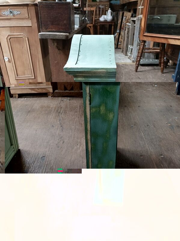 Cabinet showcase collection wood patinated paint