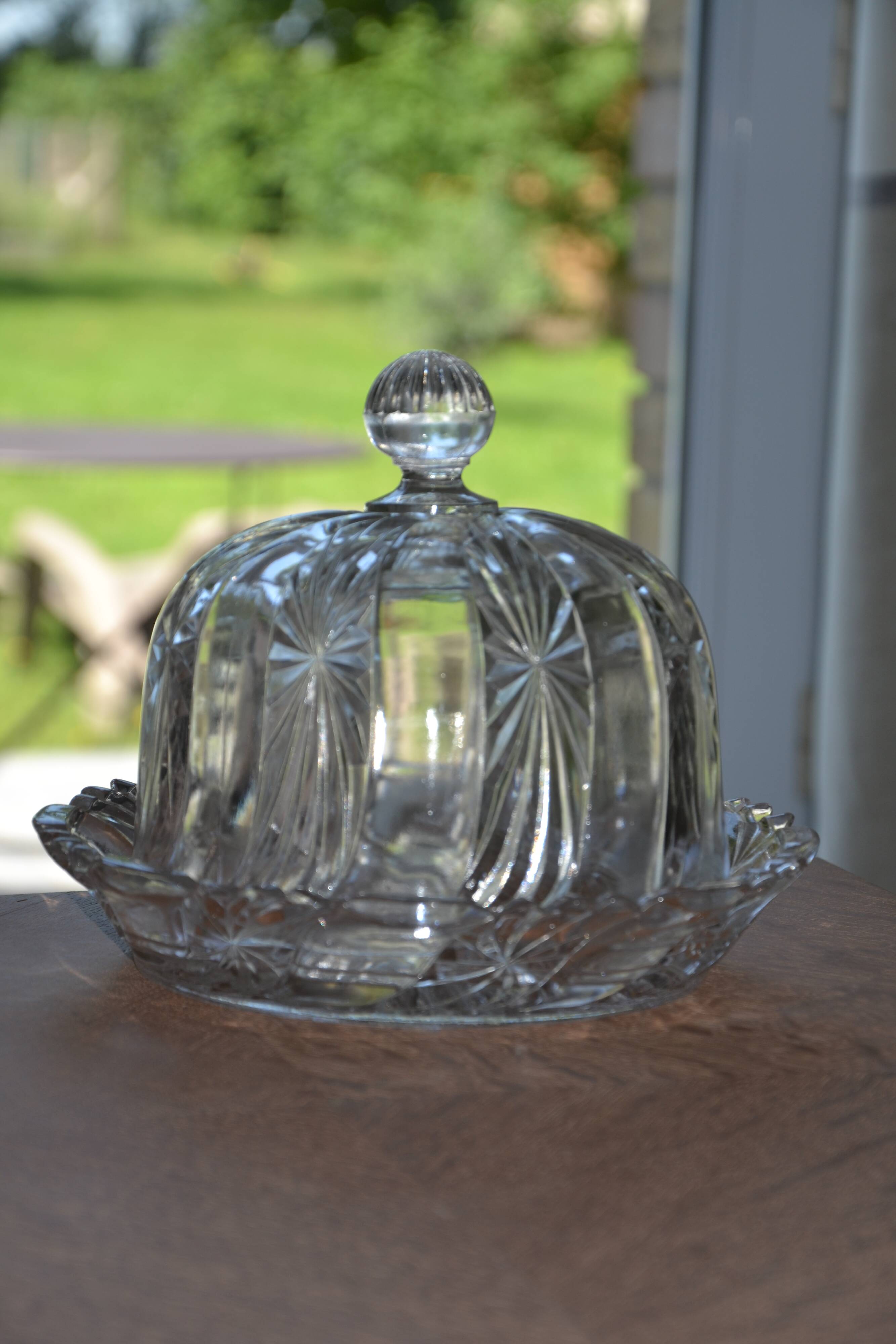 Cloche en cristal Val St Lambert