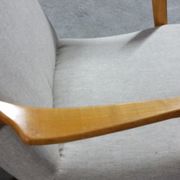 Scandinavian armchair danish feet years 50 compass