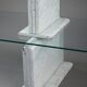 Carrara marble and glass library - 1970