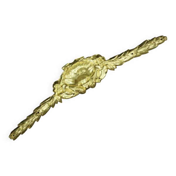 Grand fronton style Louis XV début 1900 - bronze doré — Beyit