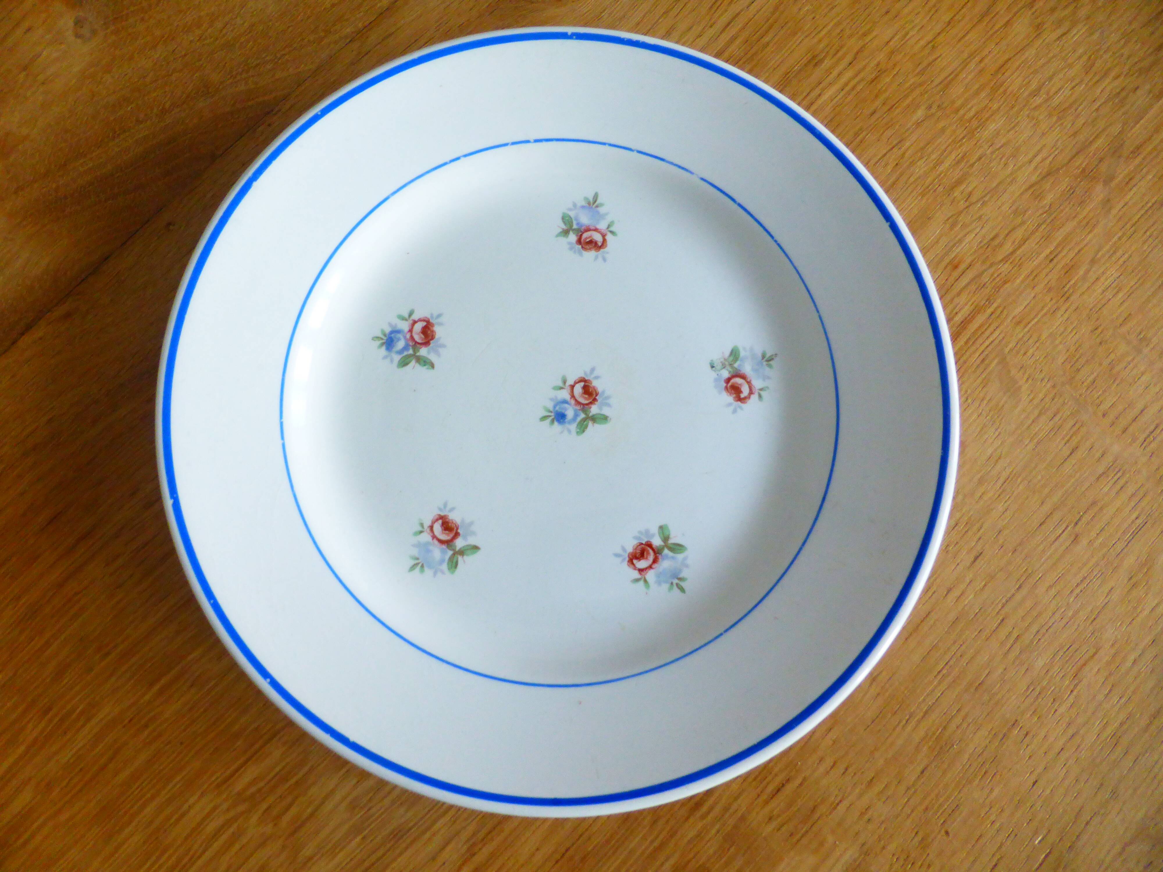 1 dessert plate Digoin Sarreguemines 221221