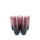 Postmodern cocktail glasses for Krosno Glassworks, Poland, 1970s, set of 5