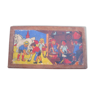 Boite de cubes années 1920