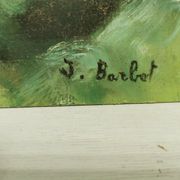 Tableau , huile signée jacques barbot ( hem )