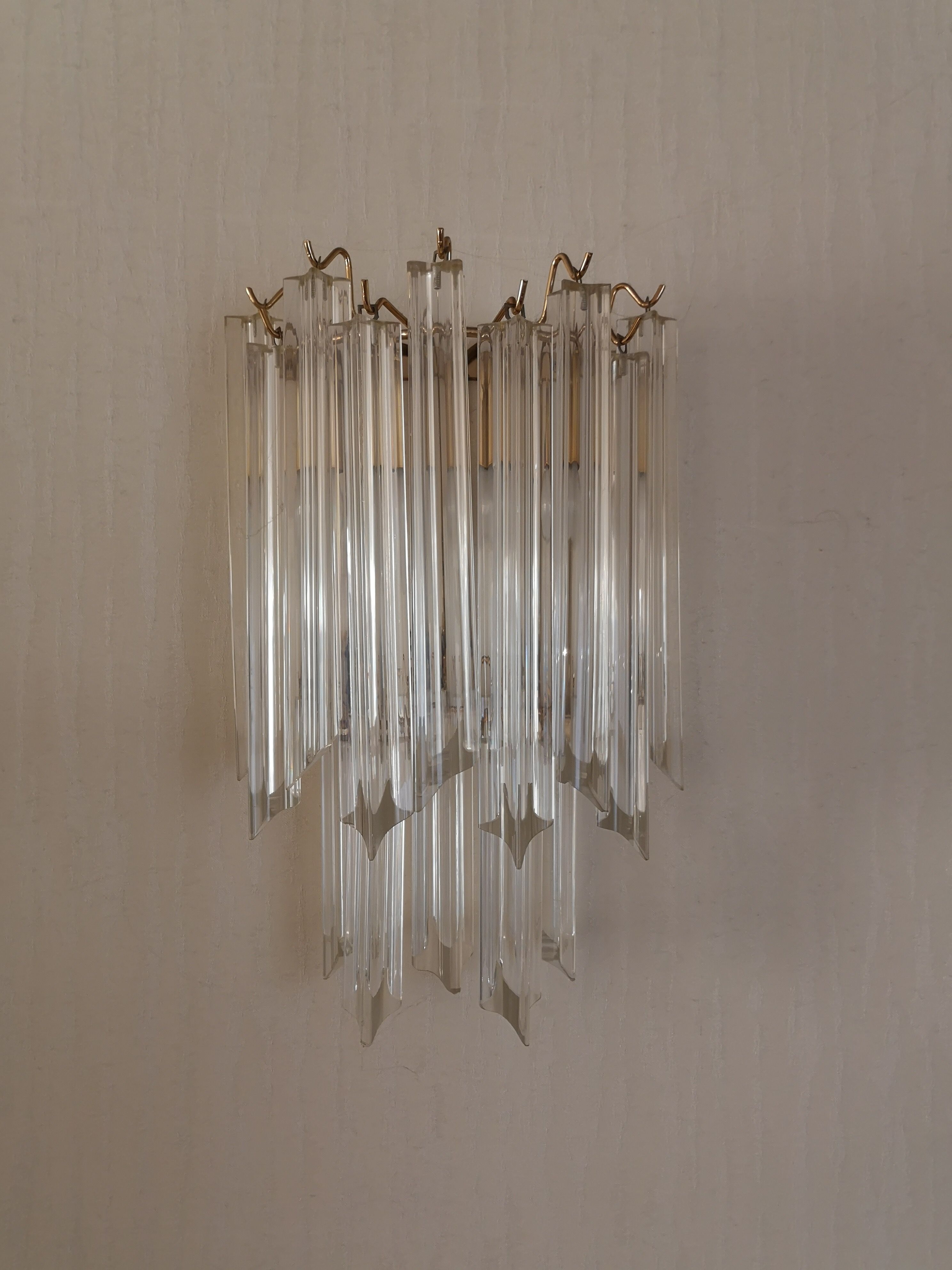 Pair of Venini wall lights