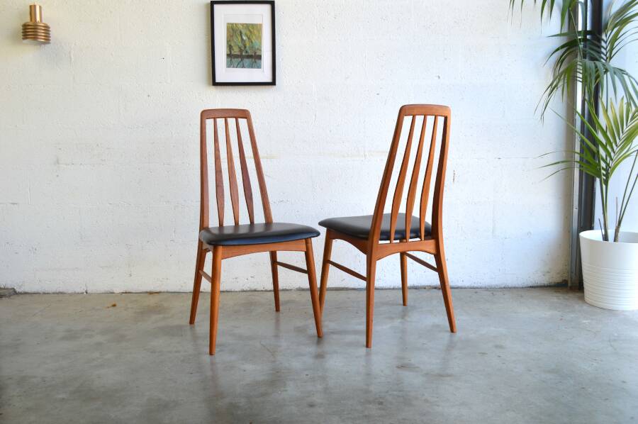Set of four Danish chairs by Niels Koefoed.
