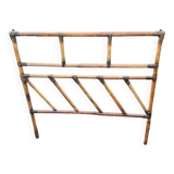 Bamboo and rattan headboard: vintage