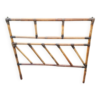 Tête de lit en bambou et rotin : vintage