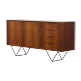 Rosewood sideboard with 4 drawers
