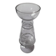 Vintage chiseled glass vase