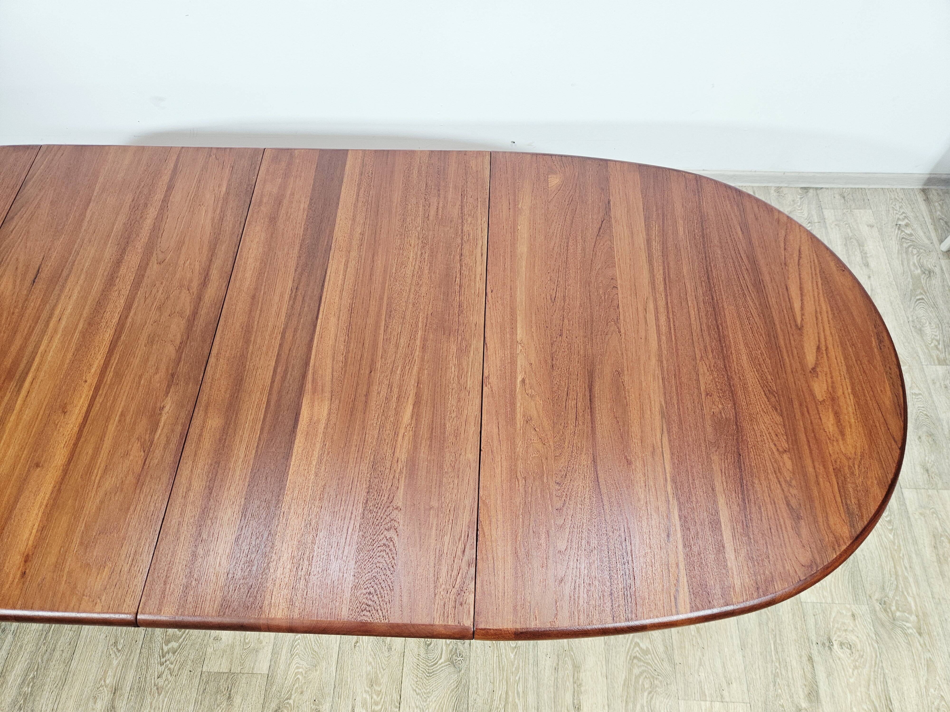 Extendable table/Teak /S.Burchardt-Nielsen (Møbel Fabrik)/Denmark 1980s