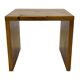 Table d'appoint vintage en bois de pin, petite table des années 1970
