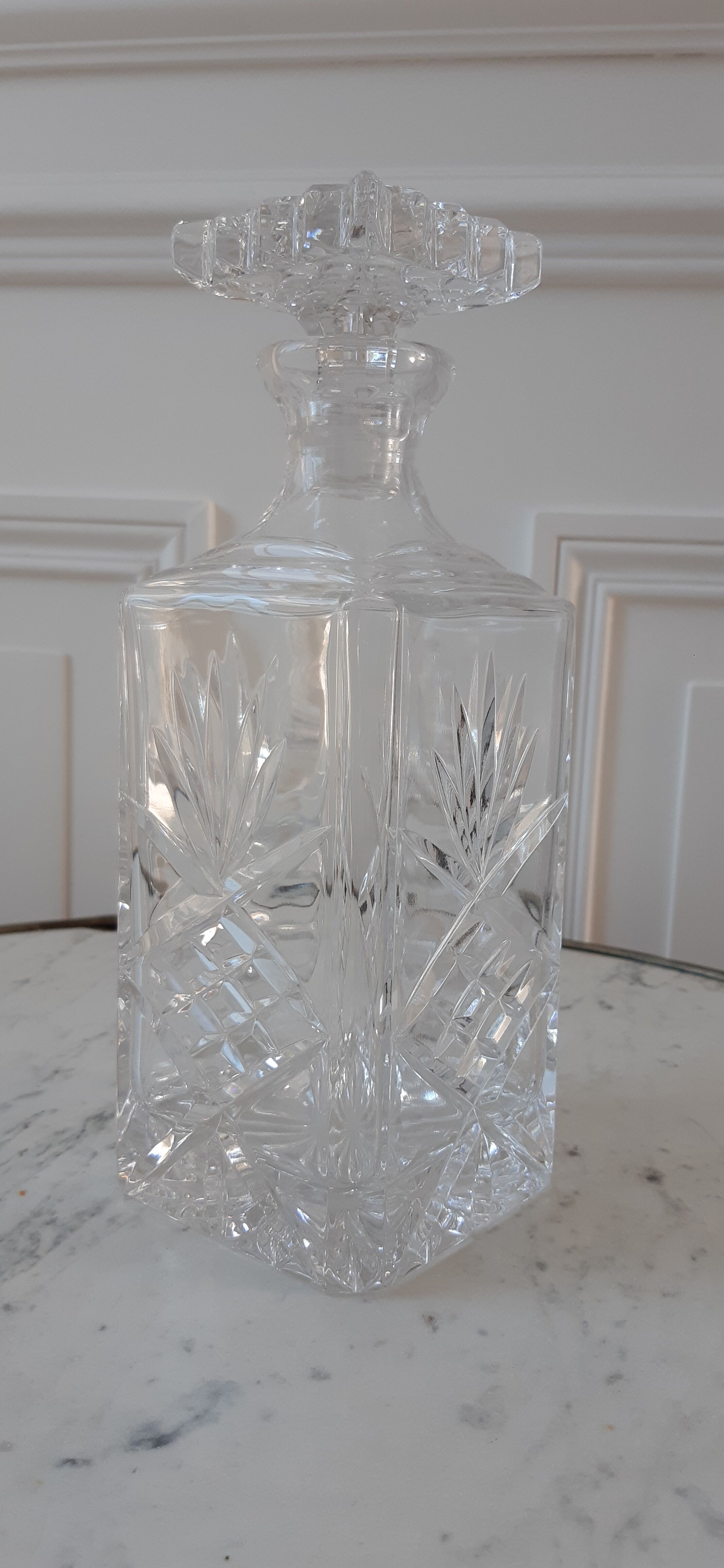 Crystal whisky decanter 60s-70s