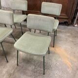 6 Chaises Design André Simard Airborne Vintage