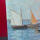 P. Helary oil on panel the Solidor tower, Saint-Servan, Saint-Malo