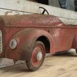 Antique tin toy car from the 1930s